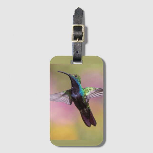 Humming Bird  Luggage Tag (Front Vertical)