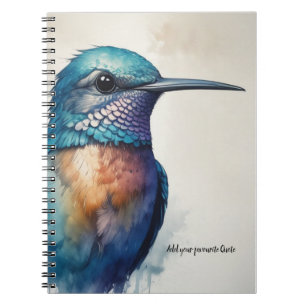 Humming Bird Notebook Journal