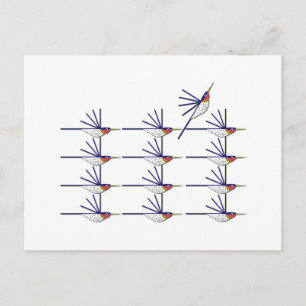 Humming Bird Postcard