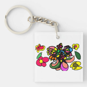 Humming bird relax spring key ring