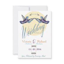 Humming Bird Wedding Invitation