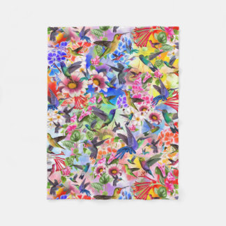 Humming Birds Fleece Blanket