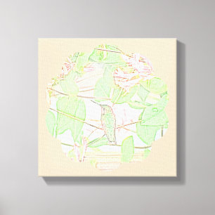 Humming on Honey Canvas Print