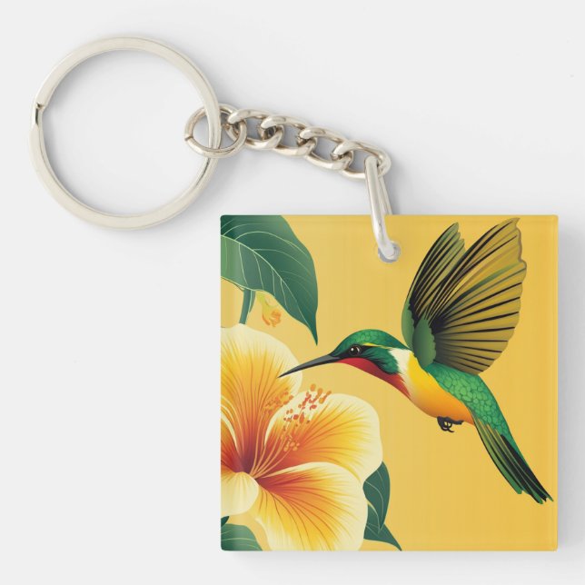  HUMMINGBIRD  #1  KEY RING (Front)