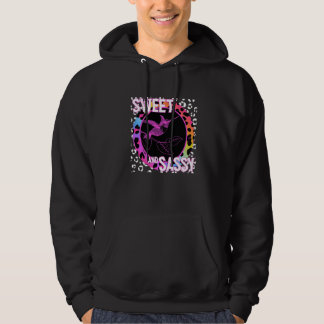 Hummingbird 90s Nostalgia Rainbow Leopard Print Tr Hoodie