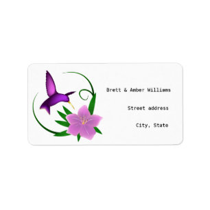 'Hummingbird' address labels