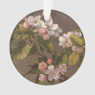 Hummingbird and Apple Blossoms Ornament