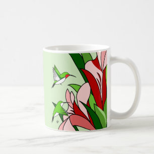 Hummingbird and Flower Coffee Mug