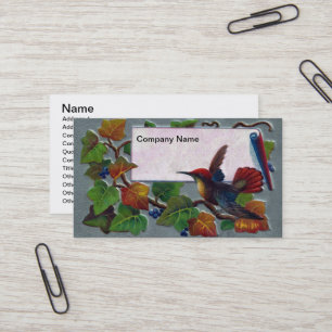 Hummingbird and Ivy Business Card