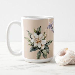 Hummingbird and Jasmine Coffee Mug