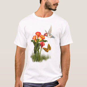 Hummingbird and lilies T-Shirt