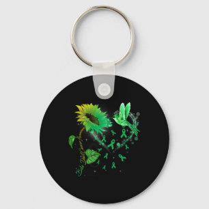 Hummingbird And Sunflower Heart Bile Duct Cancer A Key Ring