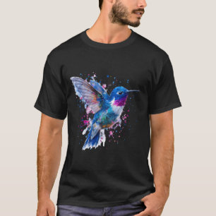 Hummingbird Animal Lover Nature Graphic Art Tropic T-Shirt