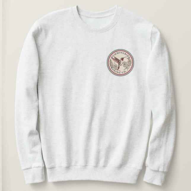 Hummingbird Baking Co - Adult Sweatshirt (Design Front)