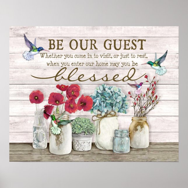 Hummingbird - Be Our Guest Poster (Front)