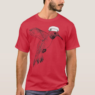 Hummingbird Bird Chef Funny Cooking Cook T-Shirt