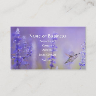 Hummingbird, Bird, Nature, Wildlife, Business Card
