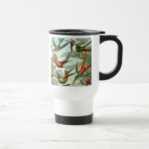 hummingbird bird wildlife classic painting travel mug