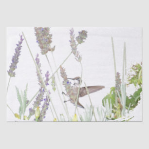 Hummingbird Bird Wildlife Flowers Tissue Paper
