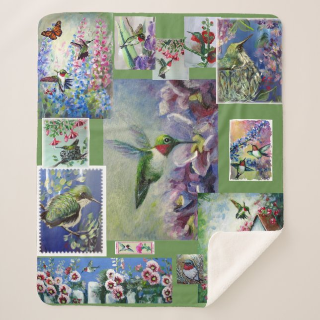 hummingbird blanket (Front)