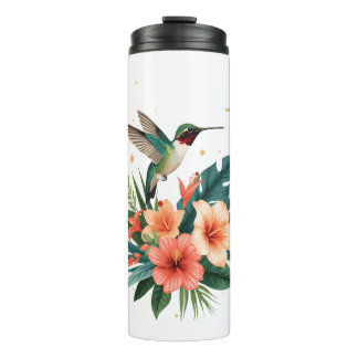 Hummingbird Bloom Thermal Tumbler