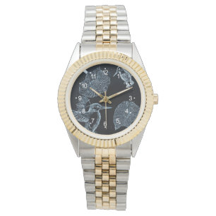 Hummingbird Blue in the Garden Watch