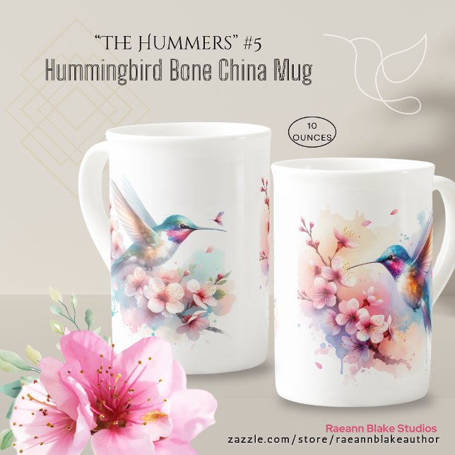 Hummingbird Bone China Mug (Creator Uploaded)