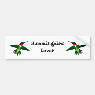 Hummingbird Bumper Sticker