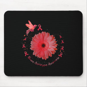 Hummingbird Burgundy Sunflower Brain Aneurysm Awar Mouse Mat