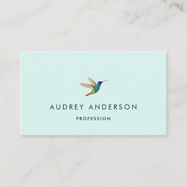 Hummingbird Business Card (Front)