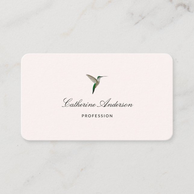 Hummingbird Business Card (Front)