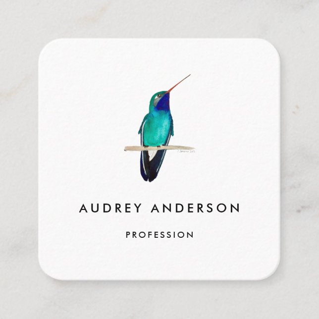 Hummingbird Business Card (Front)