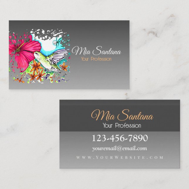 Hummingbird Business Card (Front/Back)