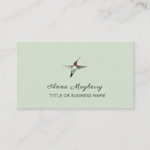 Hummingbird Business Card