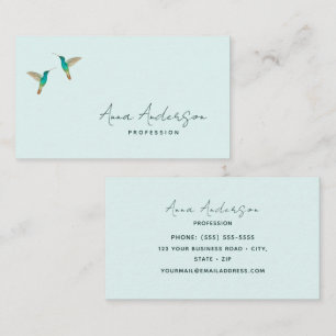 Hummingbird Business Card