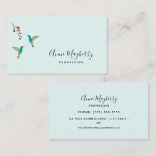 Hummingbird Business Card