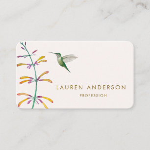 Hummingbird Business Card