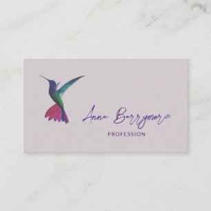 Hummingbird Business Card