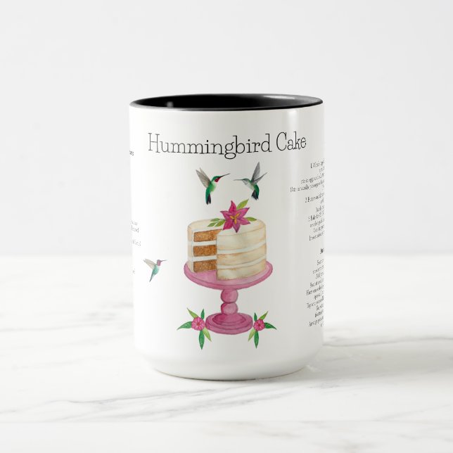 Hummingbird Cake Recipe Coffee Mug (Center)
