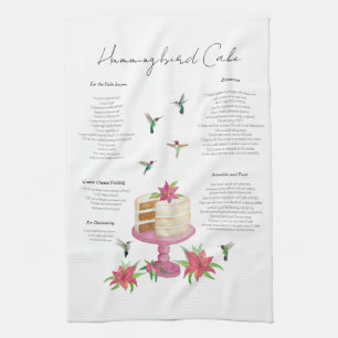 Hummingbird Cake Recipe  Tea Towel