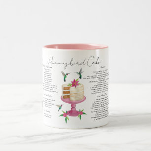 Hummingbird Cake Recipe Two-Tone Coffee Mug
