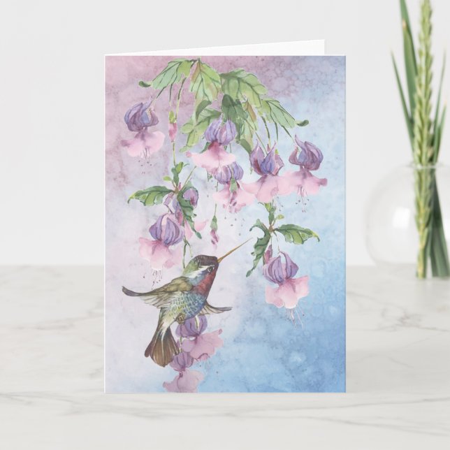 Hummingbird Card (Front)