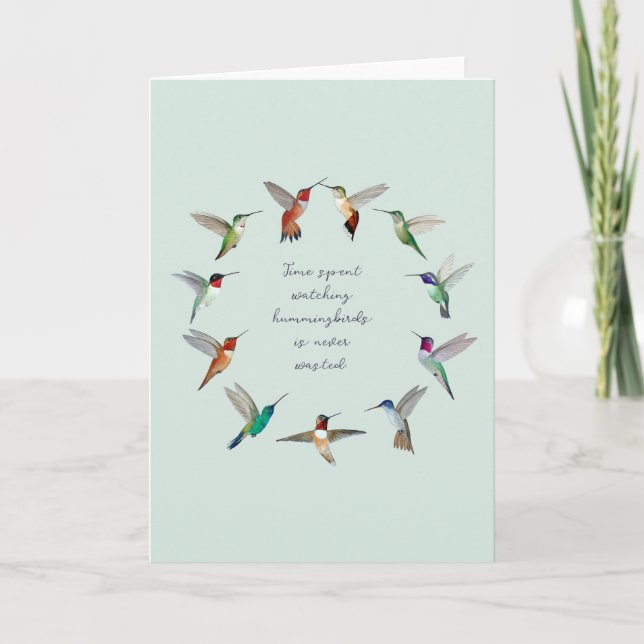 Hummingbird  card (Front)