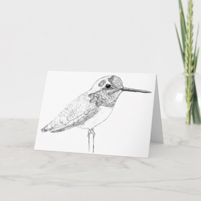 Hummingbird Card (Front)
