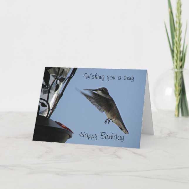 Hummingbird Card (Front)