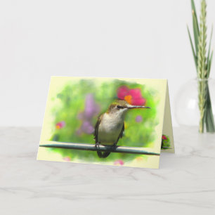 Hummingbird Card