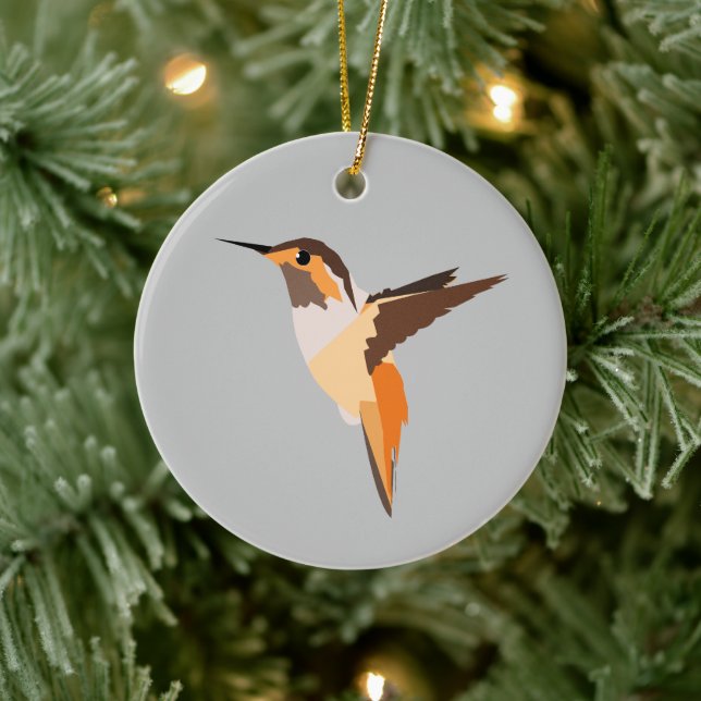 hummingbird Ceramic Ornament (Tree)
