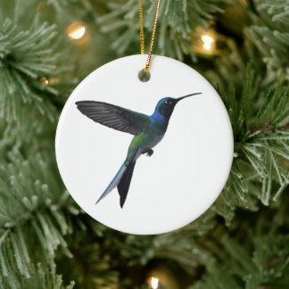 Hummingbird Ceramic Tree Decoration