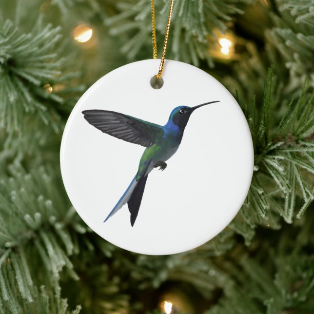 Hummingbird Ceramic Tree Decoration (Tree)