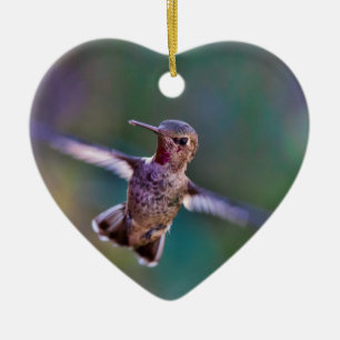 Hummingbird Ceramic Tree Decoration